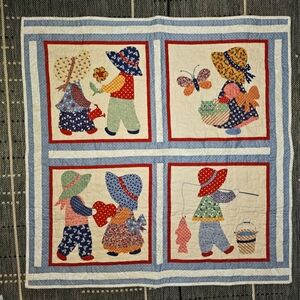 Handmade baby quilt